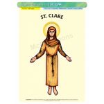 St. Clare - A3 Poster (STP741)