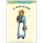St. Rosa of Lima - Poster A3 (STP978)