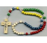 Wooden Bead Rosary (CBC6021)