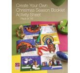 Create your own Christmas Season Booklet Activity Sheet ( Pack of 16)