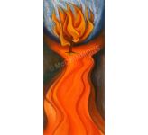 Filled with the fire of love - Lectern Frontal LF42