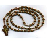 Wooden Bead Rosary (CBC6033)
