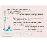 Certificate of Adult Initiation - pack of 5