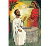 The Samaritan woman by the well - Banner