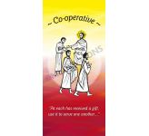 Core Values: Co-operative - Roller Banner RB1723