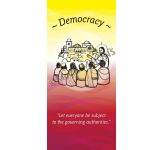 Core Values: Democracy - Roller Banner RB1730