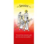 Core Values: Service - Roller Banner RB1813