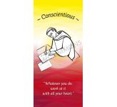 Core Values: Conscientious - Roller Banner RB1836