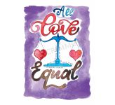Black Lives Matter: All love is equal - Banner BAN681
