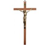 Crucifix with Brass Corpus 8'' (CBC10342)