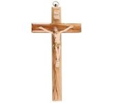 Olive Wood Crucifix with Resin Corpus