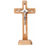 Wood Cross Standing Crucifix 6 1/2