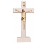 Ash Wood Standing Crucifix 