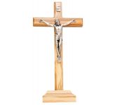 Olive Wood Standing Crucifix 7'' (CBC11654)