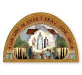 Wooden Plaque: Our Lady of Knock