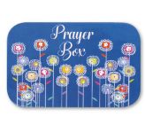 Tin Prayer Box: Blue Floral (CBC46104)