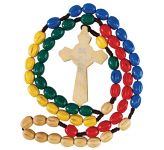 Wooden Bead Missionary Rosary