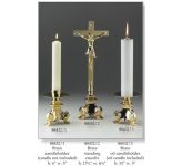 Crucifix- Altar, Brass (CBC88432/2)