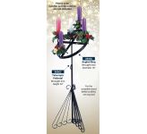 Advent Candle Holders 18''