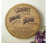 Wooden Prayer Plaque: Serenity Prayer