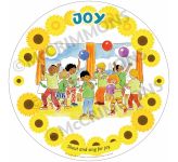 The Virtues Collection - Sunflower - Circular Foamex Display Board Set 60cm