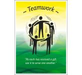 Core Values: Teamwork Poster