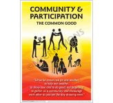 Catholic Social Teaching: Community & Participation Poster 