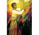 Jesus takes up his cross - Banner