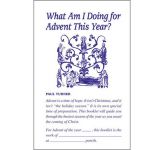 What am I doing for Advent this Year?