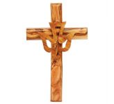 Olive Wood Cross with Dove