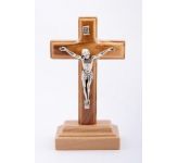Standing Olive Wood Crucifix
