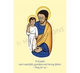 Prayercard: St Joseph - PC2021C
