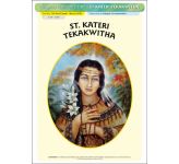 St. Kateri Tekakwitha - Poster A3 (STP1082)