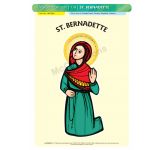 St. Bernadette - A3 Poster (STP719)