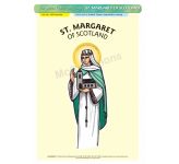 St. Margaret of Scotland - A3 Poster (STP749)