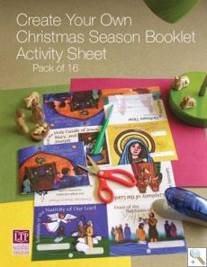 Create your own Christmas Season Booklet Activity Sheet ( Pack of 16)