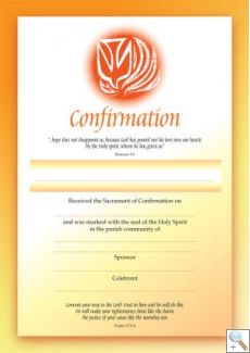 Certificate - Confirmation (A4)
