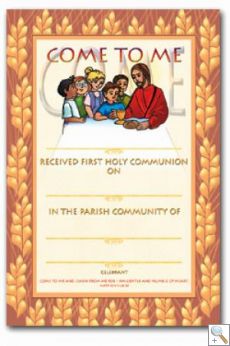 Certificate - First Holy Communion (FHC9)