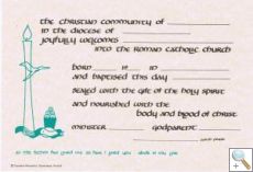 Certificate of Adult Initiation - pack of 5