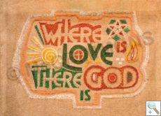 Where Love Is, There God Is - 1 Banner