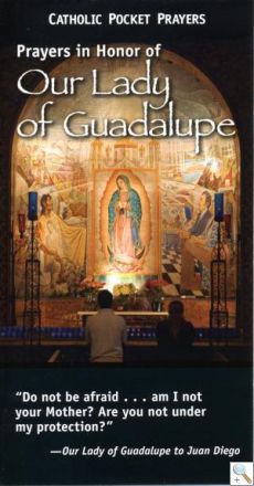 Catholic Pocket Prayers in honour of Our Lady of Guadalupe / Pk25