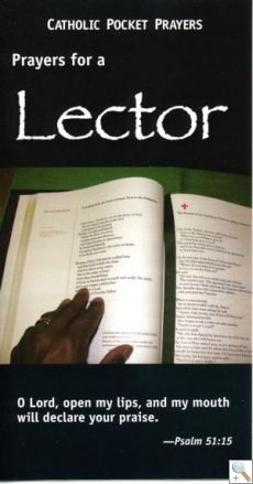 Catholic Pocket Prayers for a Lector / Pk25