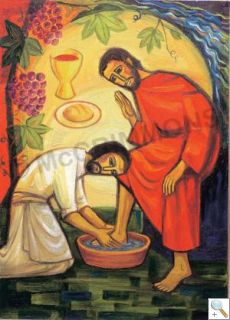The Washing of the Feet - Banner