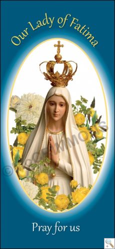 Our Lady of Fatima Banner - A Shape - BAN1157