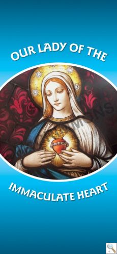 Our Lady of the Immaculate Heart - Banner BAN1160B