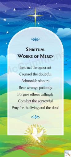 Spiritual Works of Mercy - Banner BAN1630