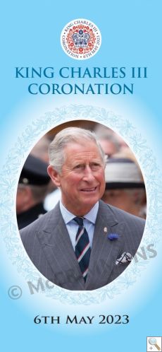 King Charles III Coronation - Roller Banner RB2096