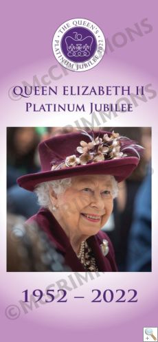 The Queen's Platinum Jubilee - Roller Banner RB466