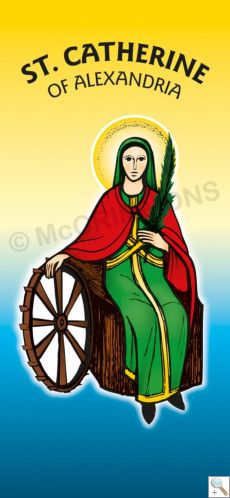 St. Catherine of Alexandria - Banner BAN761