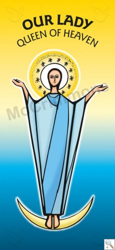 Our Lady Queen of Heaven - Banner BAN964